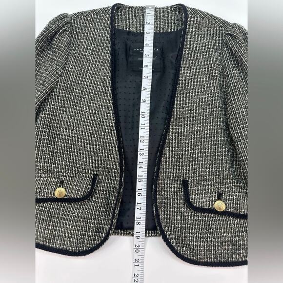 Sanctuary Los Angeles Black & White Tweed Cardigan Blazer Women’s XS - Picture 9 of 9